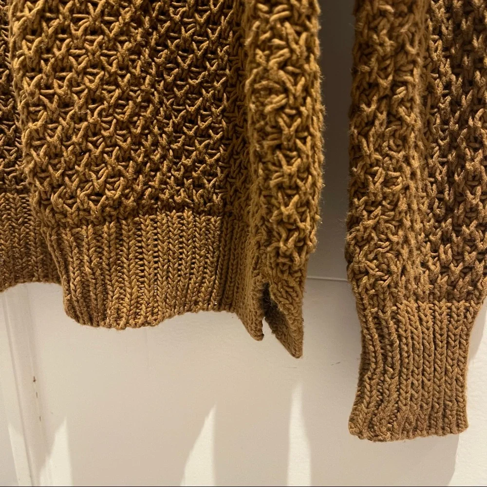 Madewell French Quarter Pullover Sweater in Brown (XS) - Picture 8 of 9